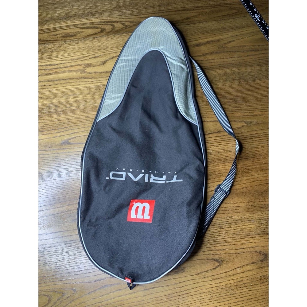 Wilson Triad Hammer Tennis Racquet Carrying Case Bag Only Single Pad Zip Sleeve